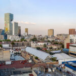 Leichtbau-Überdachung eines historischen Palastes in Mexiko-Stadt