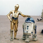 Roboter R2D2 und 3PO aus Star Wars