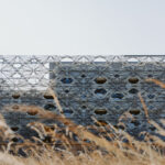 Fassade aus robotisch gewickelten Carbonfasern am Texoversum Reutlingen