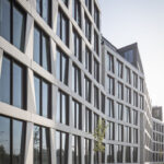 Fassade am MARK München mit dreidimensionalen Glasfaserbeton-Elementen