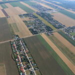 Luftaufnahme von Gänserndorf, Niederösterreich