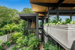 Raintree House in Costa Rica mit erdbebensicherer Stahlkonstruktion