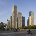 gmp Architekten von Gerkan, Marg und Partner: Nanjing Financial City, Nanjing, China. Bild: HG Esch