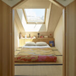 Schlafzimmer mit Dachfenster
