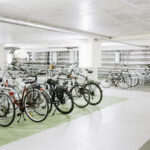 Fahrradtiefgarage beim Projekt »Telegraph« in Berlin