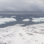 »Ilulissat Icefjord Centre« in Grönland bei Schnee