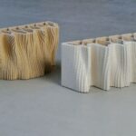 3D-gedruckte keramische Fassadenelemente mit organischer Anmutung