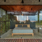 Schlafzimmer in einer Villa in Costa Rica