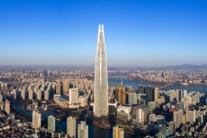 Der Lotte World Tower in Seoul ist Wolkenkratzer des Jahres. Bild: Tim Griffith