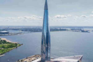 Der beste Wolkenkratzer der Welt steht in Sankt Petersburg