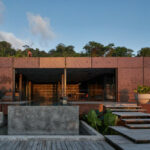 Außenbereich mit Stufen und Terrassen für eine Villa in Costa Rica