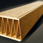Fertigbauteil einer Holzdecke. Bild: Kielsteg