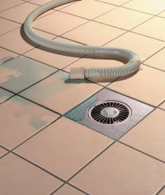 Weiß Dusche gebundene Wasser Gully 100mm x 100mm/50mm feucht Raum Bodenablauf 