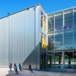 In Betrieb ist der Neubau der Europäischen Schule Frankfurt seit dem Frühjahr 2015. Bilder: Thomas Mayer
