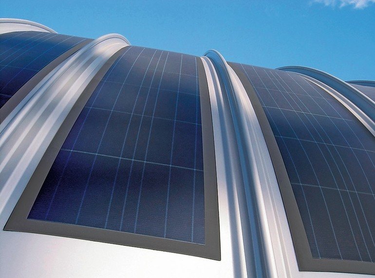 Dachintegrierte PV-Lösung für solare Architektur