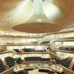 Großer Konzertsaal: Trotz des hohen Raumes gelang eine ausgezeichnete Akustik, die schon bei den ersten Konzertproben bestätigt wurde. Bild: Oliver Heissner