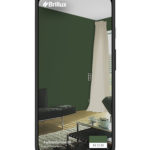 Smartphone mit Farbdesigner AR App von Brillux