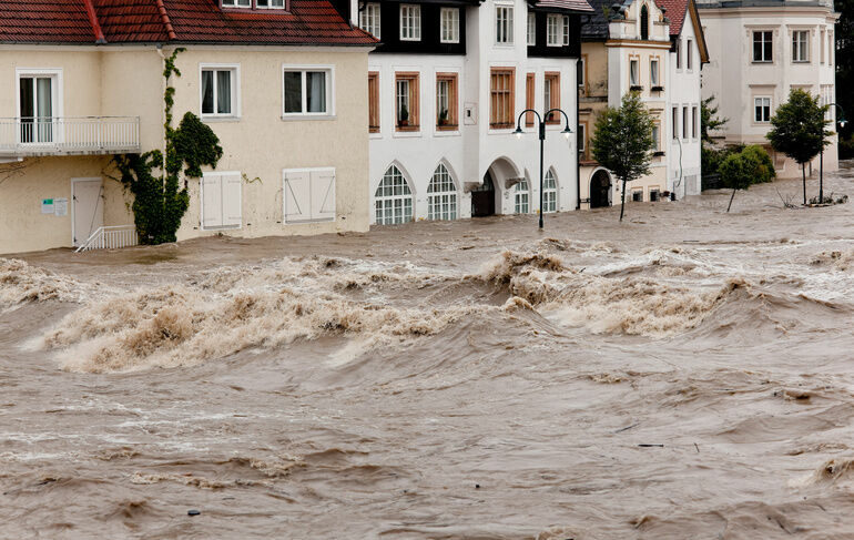 Überschwemmungen infolge von Starkregen-Ereignissen werden künftig zunehmen