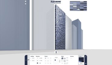 Fassadenansichten ausprobieren mit dem Alucobond Designmaker