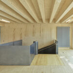 Sichtbare Holzkonstruktion im Primeo Energie Kosmos von Rapp Architekten