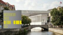 Key-visual Architekturpreis Beton 2023 mit Blick auf James-Simon-Galerie in Berlin