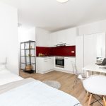 Die 126 »Campo V«-Apartments bieten eine hohe Wohnqualität mit gut durchdachten Grundrissen und lichtdurchfluteten Räumen. Bild: Wohnbau Studio