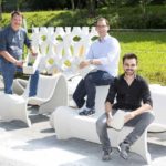Philipp Tomaselli, Markus Loacker und Michael Gabriel von Concrete 3D (v.l.n.r.).