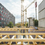Bau eines Studierendenwohnheims in Massivholzbauweise in München-Schwabing