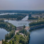 Polderlandschaft bei Almere als Ausgangspunkt für die Floriade Expo 2022