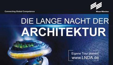 Lange Nacht der Architektur. BAU 2019. Bild: Messe München