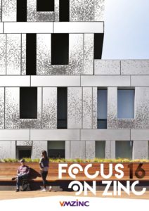 Der neue Focus on Zinc stellt mit vielen Bildbeispielen ausgewählte Projekte in Zink vor. Bild: VM Building Solutions Deutschland GmbH