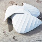 Der »Frankfurt Pavilion« für die Buchmesse Frankfurt - Aufsicht. Rendering: NH Studio für Schneider + Schumacher