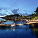 Neue geschwungene Ufergestaltung am Lago Maggiore