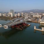 Brücken-Montage in Linz