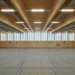 Typensporthalle in Holzbauweise am Spandauer Lily-Braun-Gymnasium