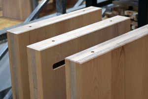 Brettsperrholz-Elemente aus Buche maßhaltig wie Nadelholz