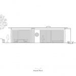 Das »movable house« von Rahbaran Hürzeler Architekten. Ansicht. Zeichnung: Rahbaran Hürzeler Architekten