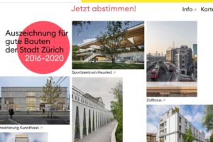 Publikumspreis für gute Bauten in Zürich gesucht