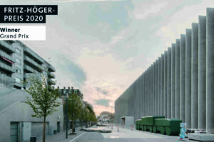 Kunstmuseum in Lausanne mit weißgrauer Klinker-Fassade