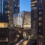 Direkt an der High Line in Manhattans neuem Geschäftsviertel Hudson Yards liegt das neue Kunst- und Kulturzentrum »The Shed«. Bild: Timothy Schenck