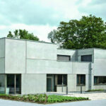 Mit Thermowand-Elementen gestaltetes Verwaltungs- und Lagergebäude in Recklinghausen