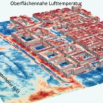 Simulation der Temperatur auf dem Tempelhofer Feld