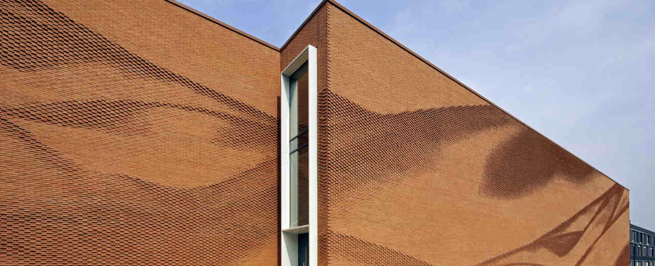 Ziegel-Fassade des Textil- und Bekleidungsverbands Nordwest in Münster