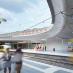 Neue Stadtbahnhaltestelle Staatsgalerie in Stuttgart
