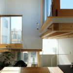 Innenraum in Minihaus in Tokio von Unemori Architects