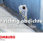 Key-visual zur Webseminarreihe Keller abdichten von Schomburg