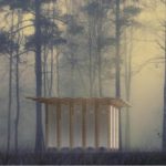 Pavillon in Hybridbauweise aus Holz und Beton