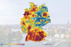 Wohnwetterkarte zum deutschen Wohnungsmarkt