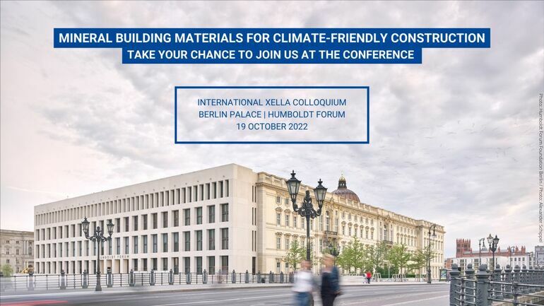 Internationales Xella Kolloquium im Berliner Humboldt Forum zum Thema Dekarbonisierung im Bauwesen