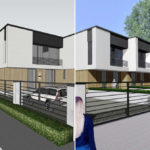 3D-Visualisierung eines Hauses mit Xuver